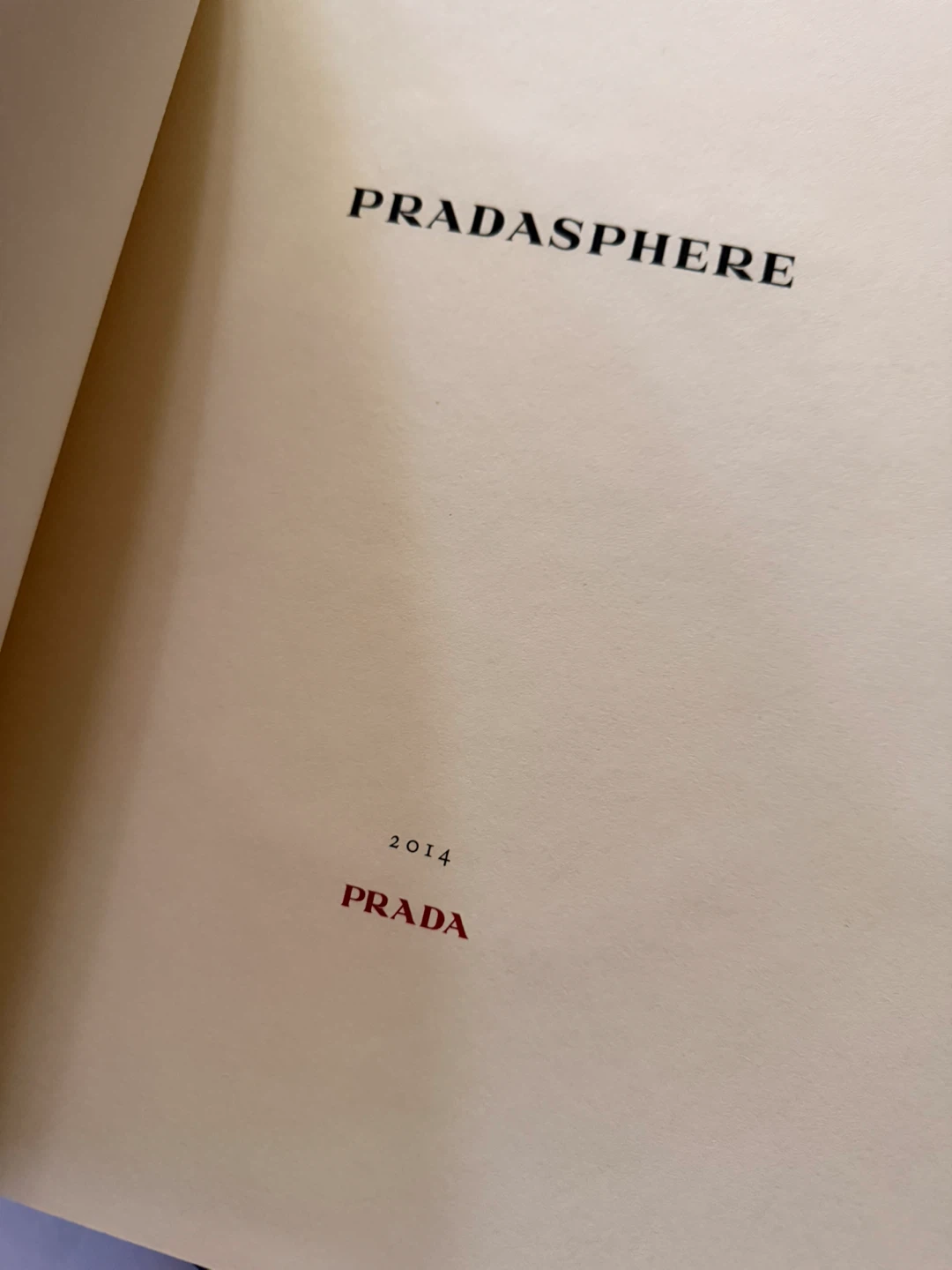 Pradasphere Slip Cover Edition Coffee Table Book 2014 - photo 5