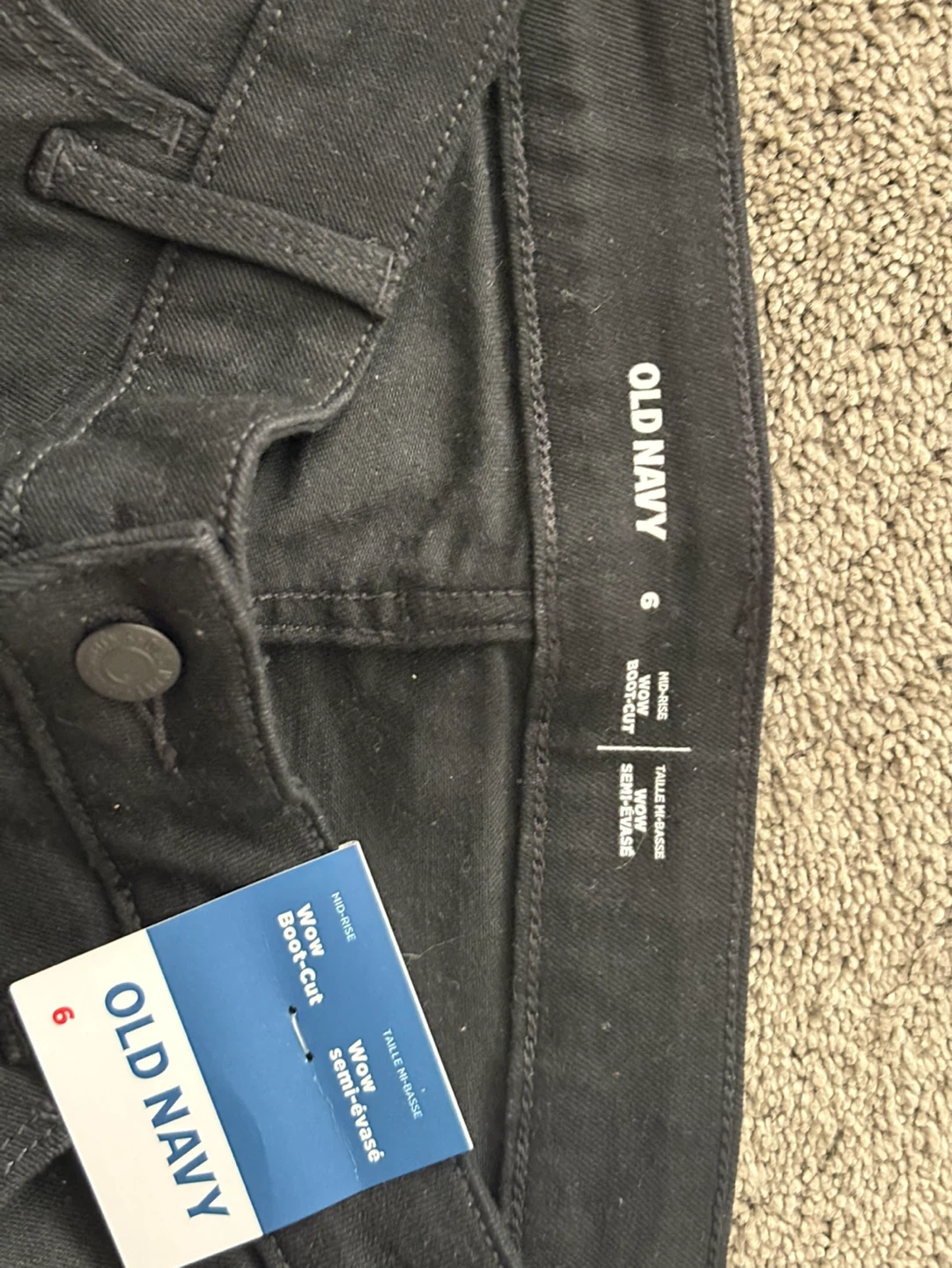 Old Navy Black Wow Boot-Cut Jeans - photo 3