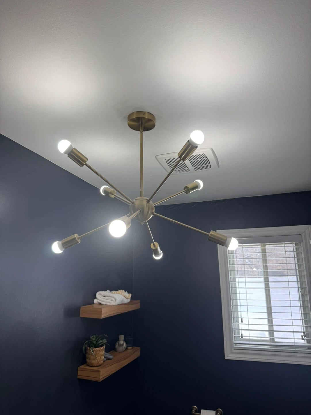 Sputnik Chandelier - Brass - photo 2