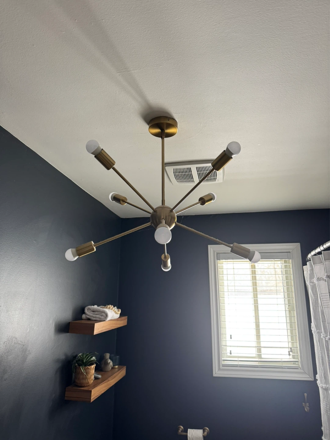 Sputnik Chandelier - Brass