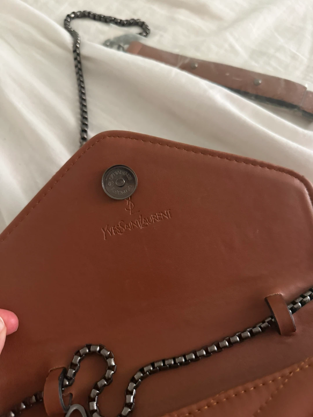 Yves Saint Laurent Brown Quilted Leather Shoulder Bag - photo 4