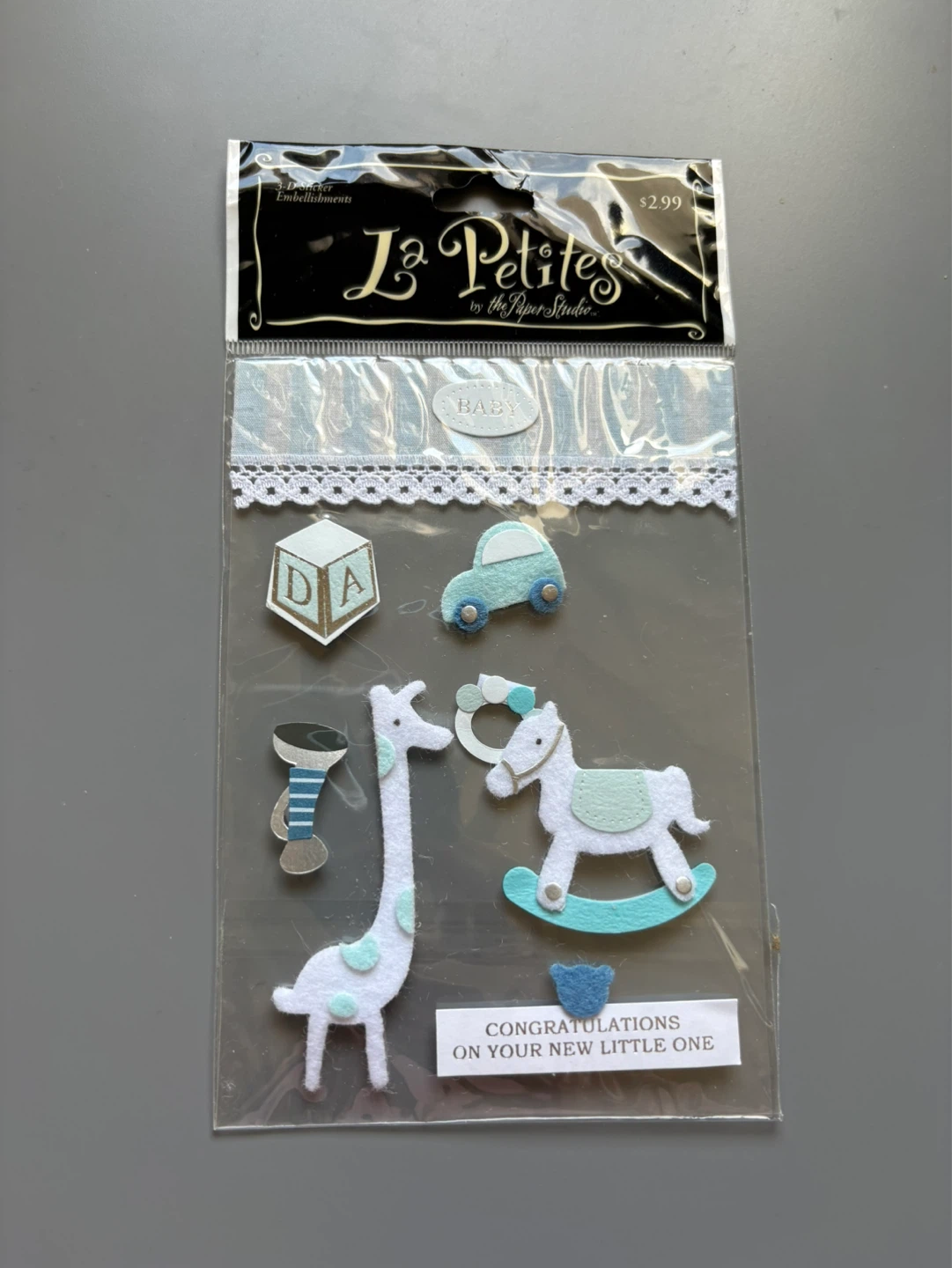 La Petites 3D Embellishments - Baby Theme ⚽️