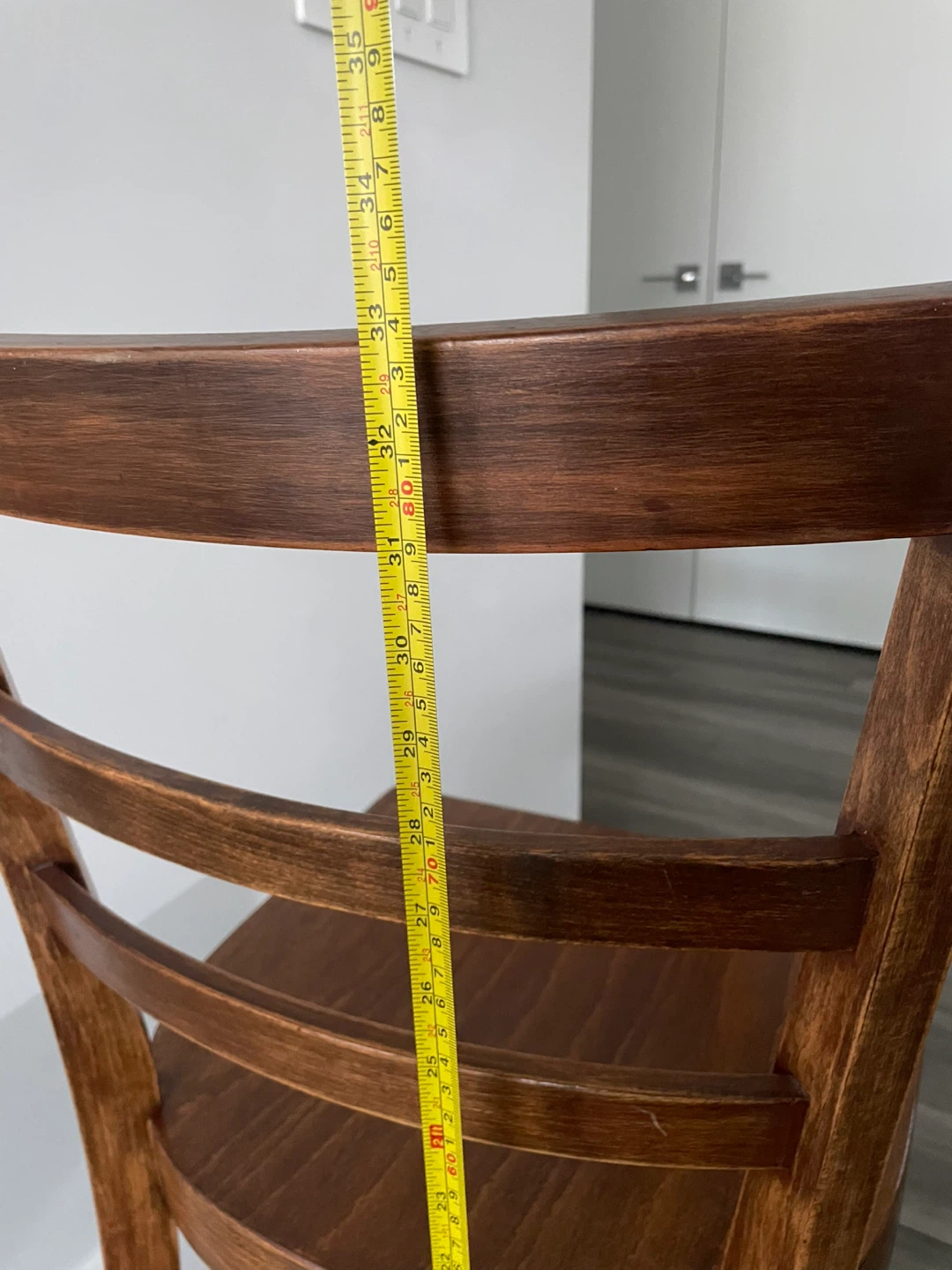 4 Wooden Dining Chairs - photo 2