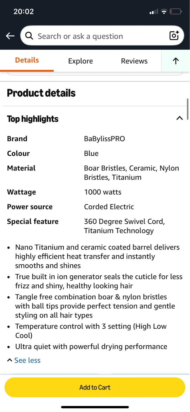 Titanium Hot Air Brush - photo 4