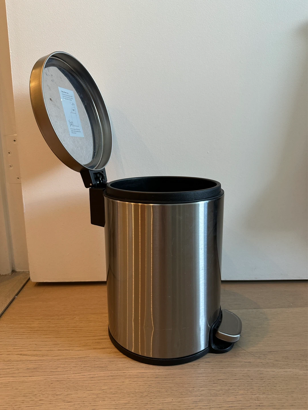 Small Metal Trash Can - photo 2