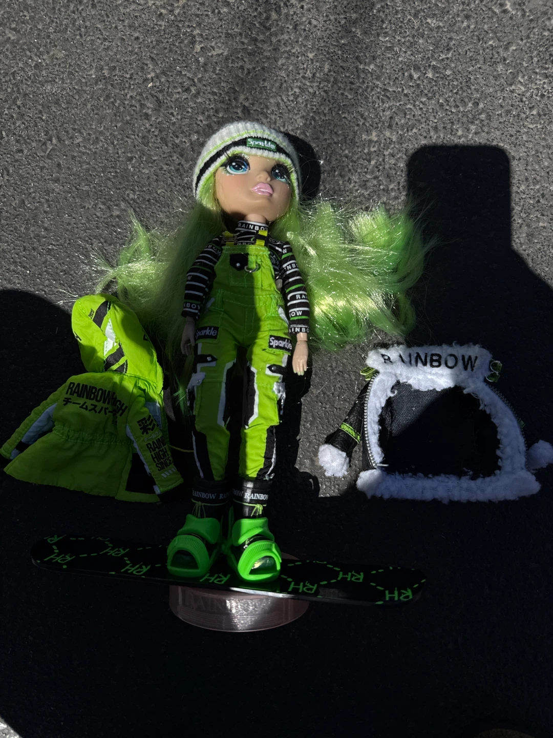 Rainbow High Doll with Snowboard
