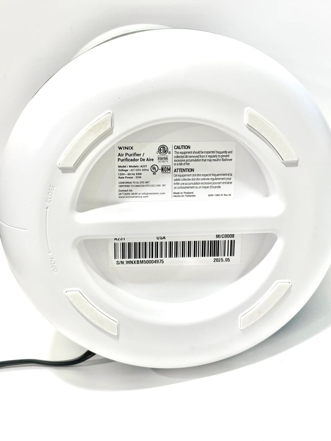 New! Winix Air Purifier with PlasmaWave - photo 3
