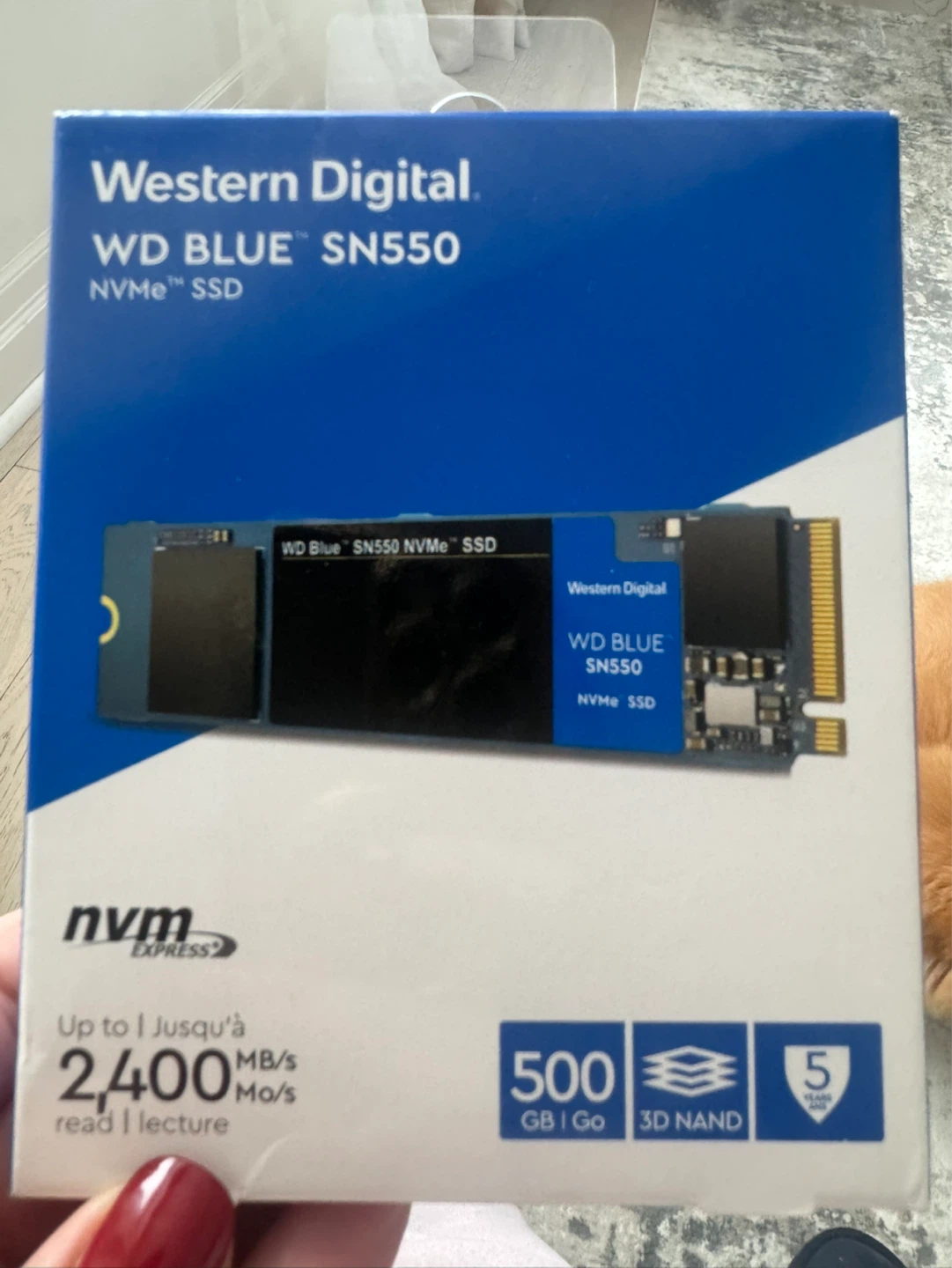 Western Digital WD BLUE SN550 NVMe SSD 500GB