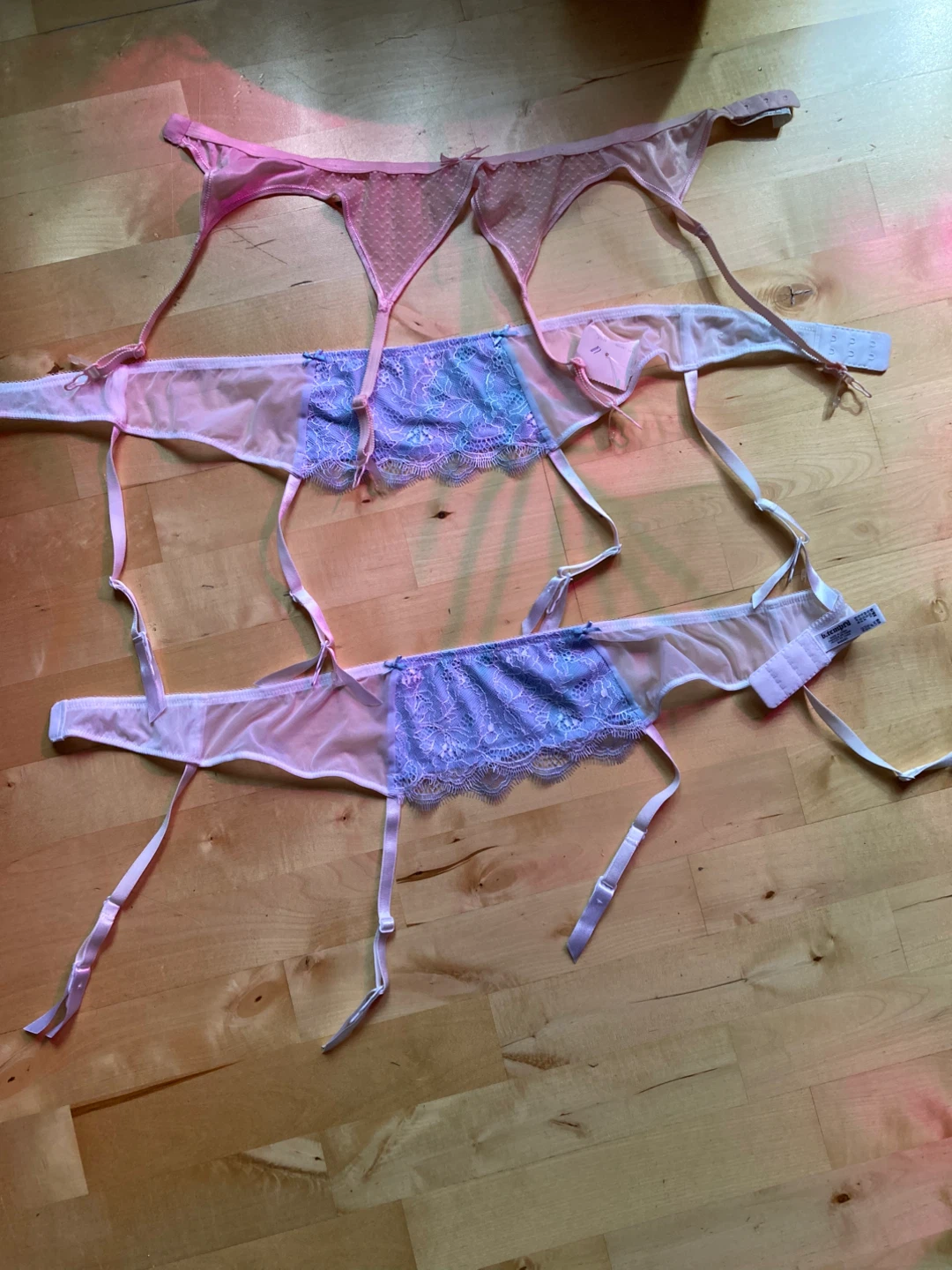 Three new garter Belts