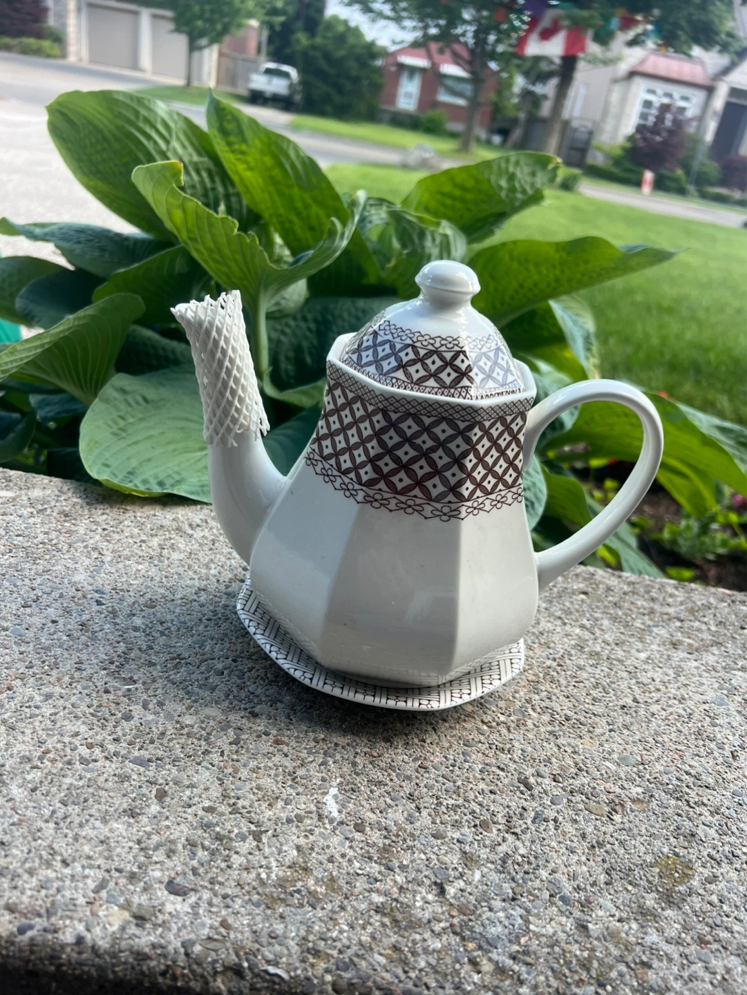 Royal Staffordshire Teapot and Saucer