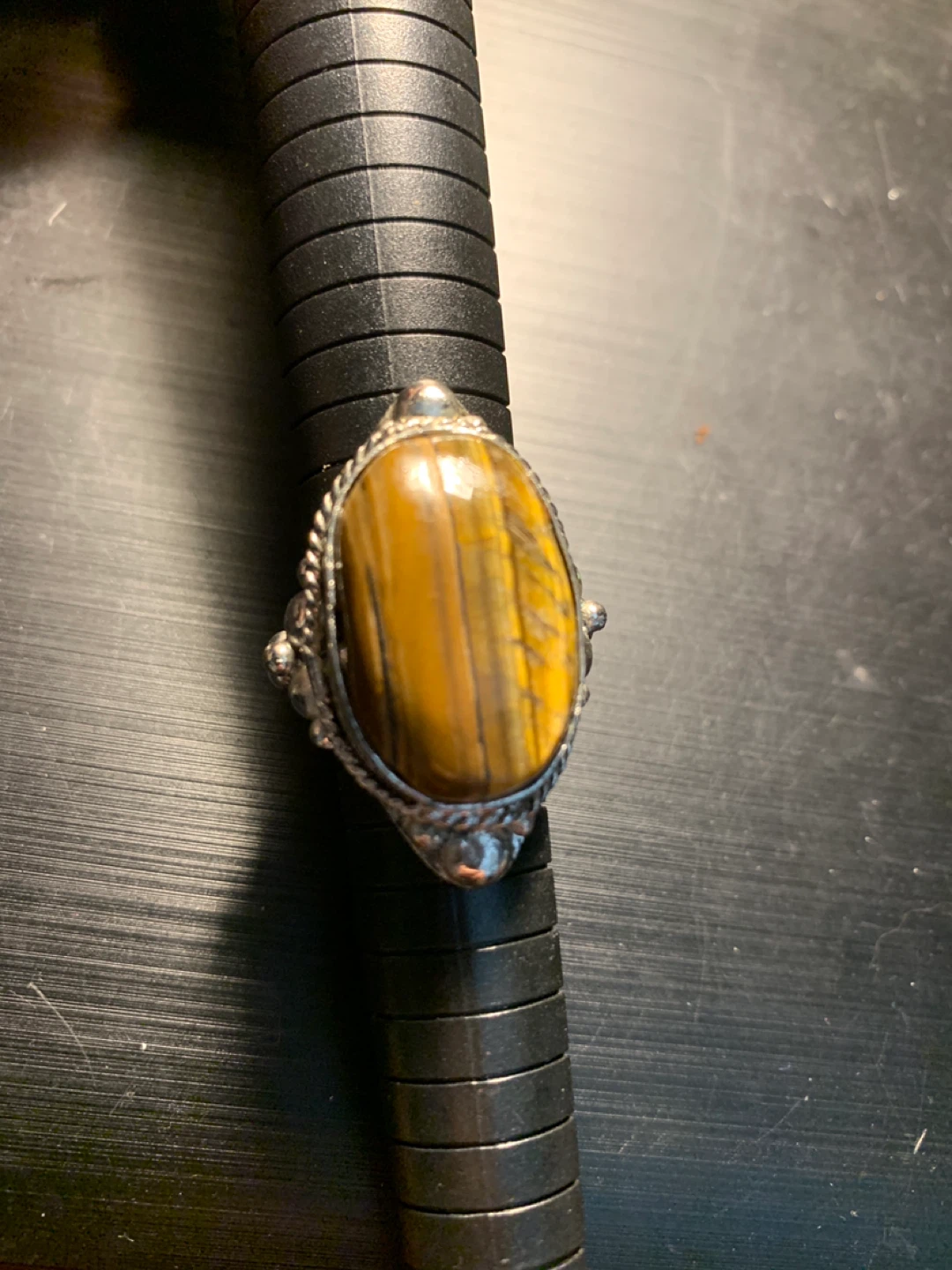 Tigers Eye Ring. Size 9.5 New.