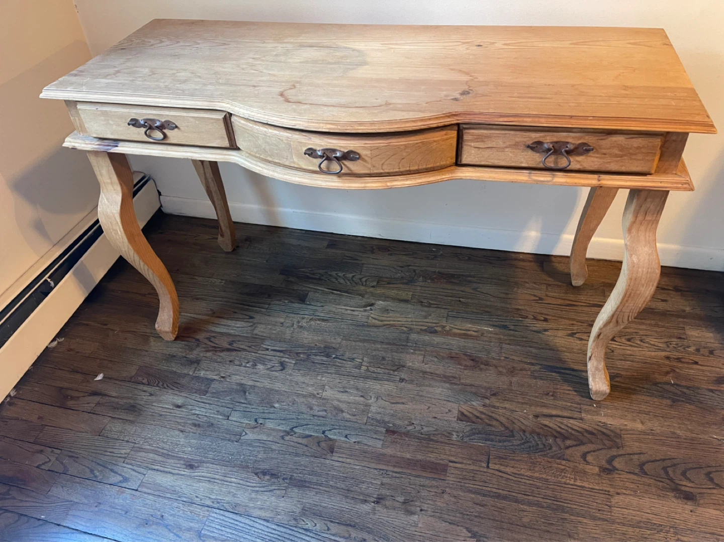 Wooden Writing Desk with Drawers