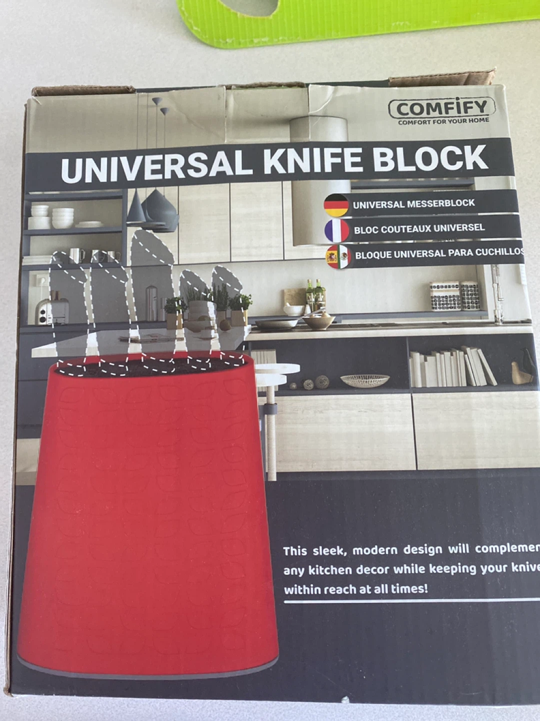 Comfify Universal Knife Block - Red