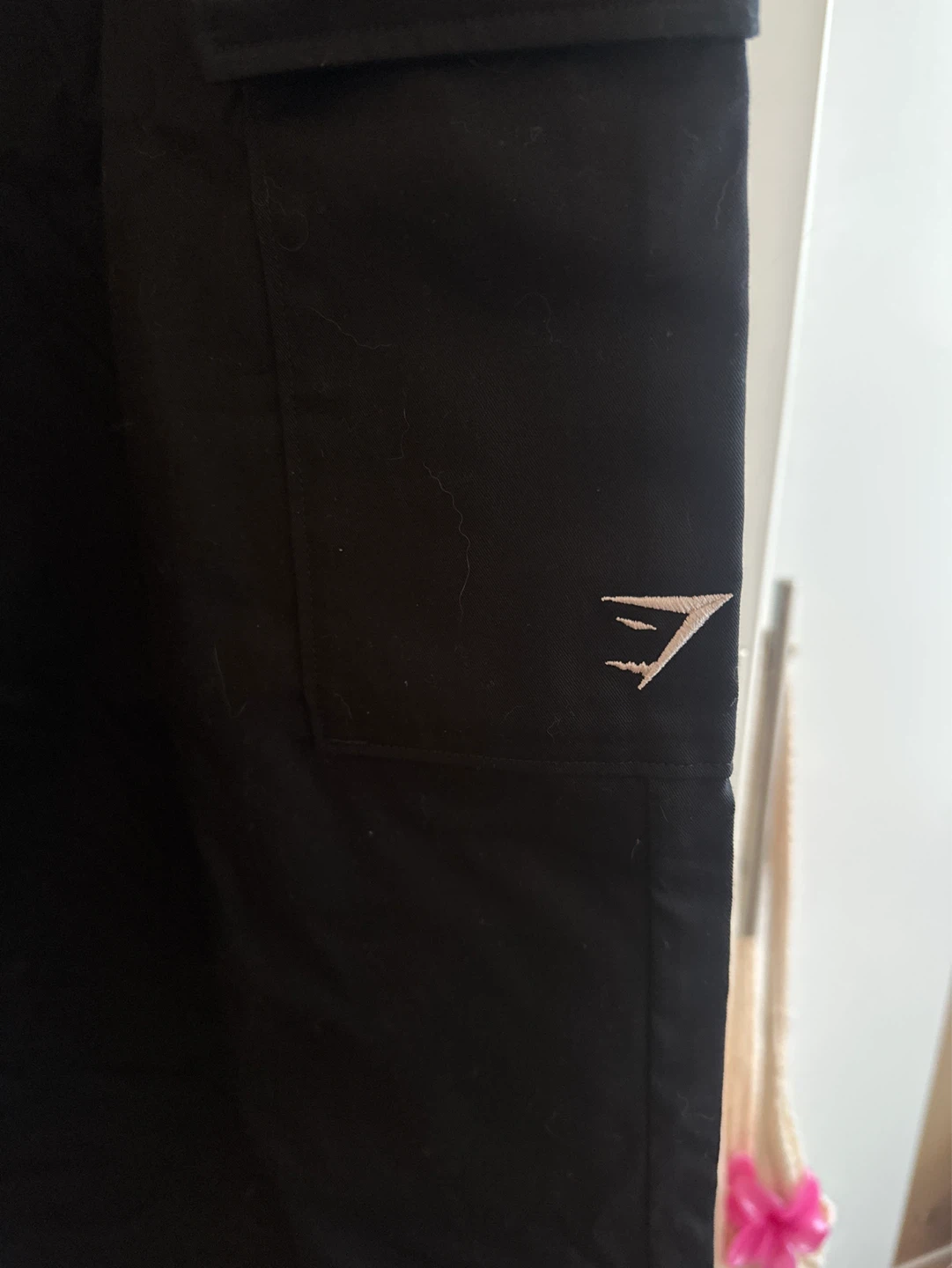Gymshark Black Cargo Pants Size M - photo 3