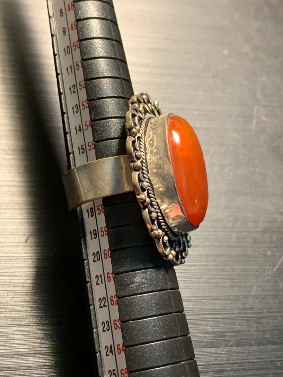 Carnelian Ring. New. Adjustable - photo 2