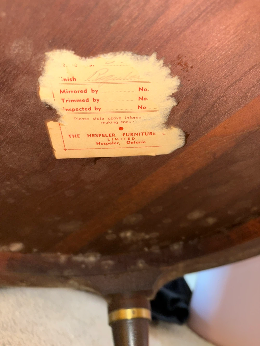 Hespeler Furniture Limited Side Table Cabinet - photo 3
