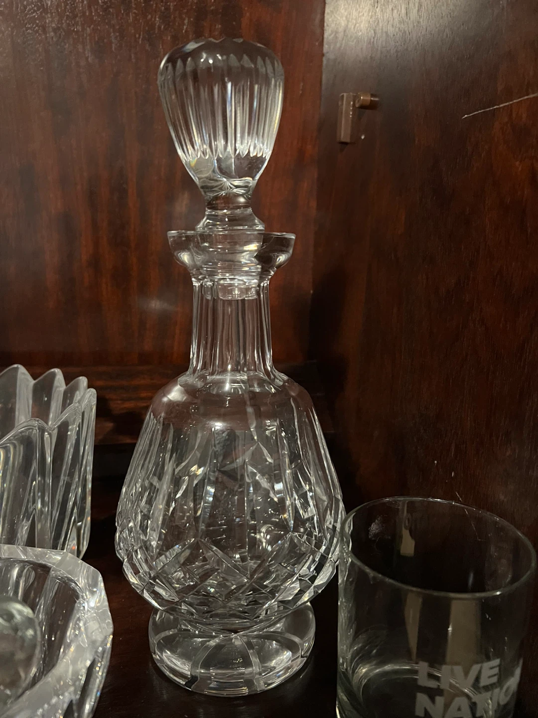 Crystal Decanter and Glasses Set