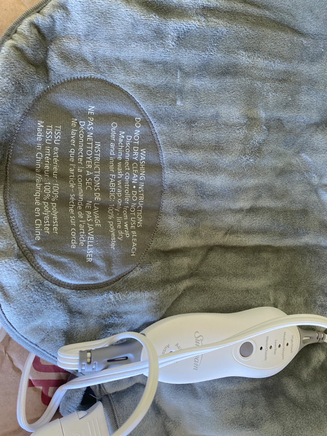 Sunbeam Heated Back Wrap - photo 3