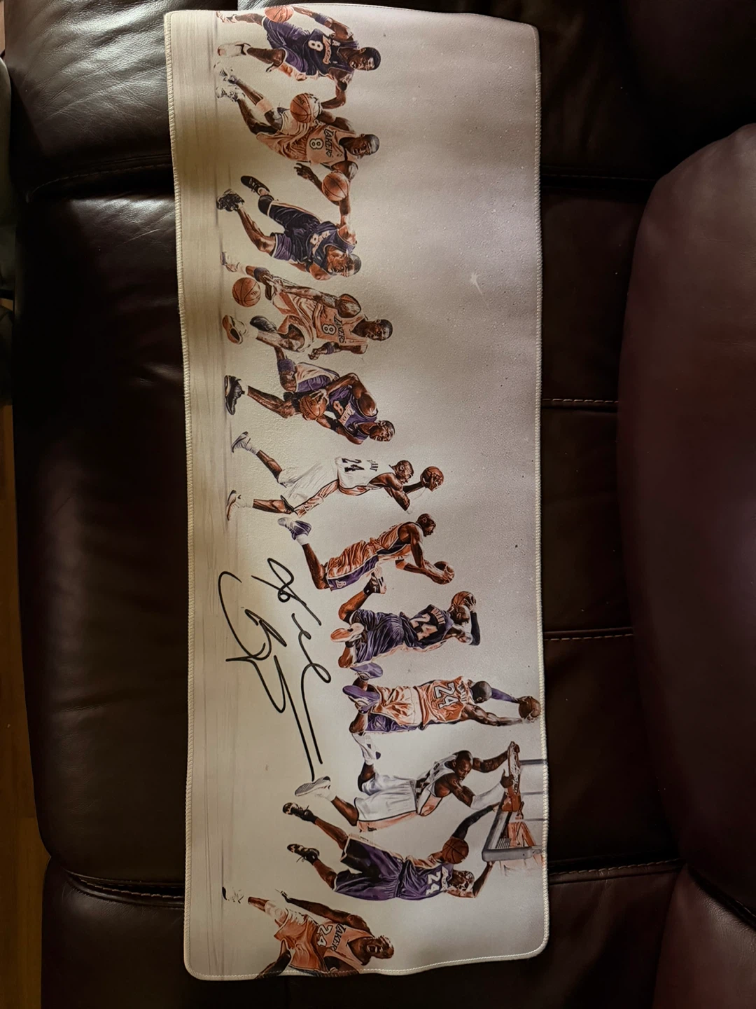 Kobe Bryant Gamer Mousepad with Autograph Used-Like New