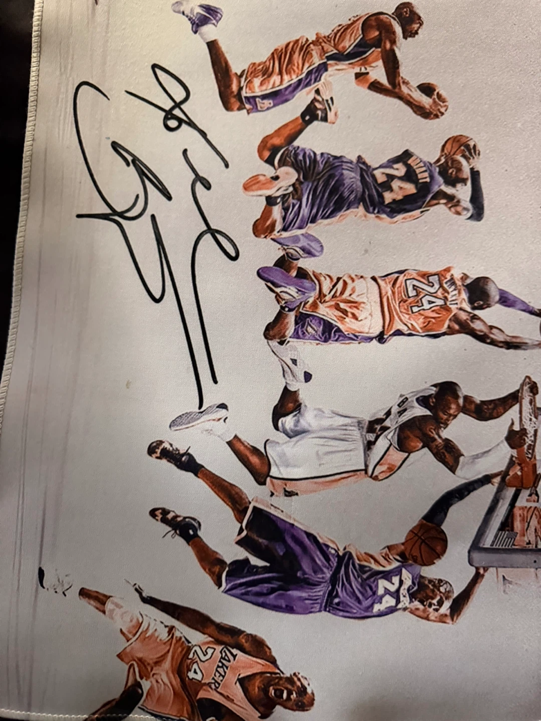 Kobe Bryant Gamer Mousepad with Autograph Used-Like New - photo 5