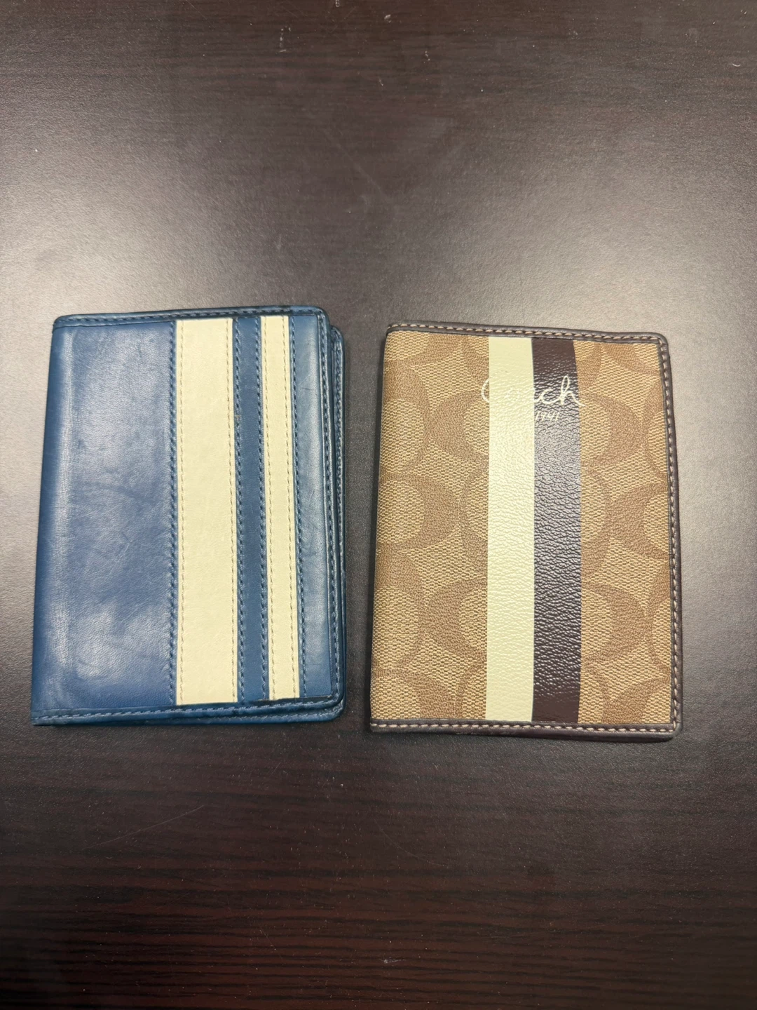 Authentic Coach Passport Holders