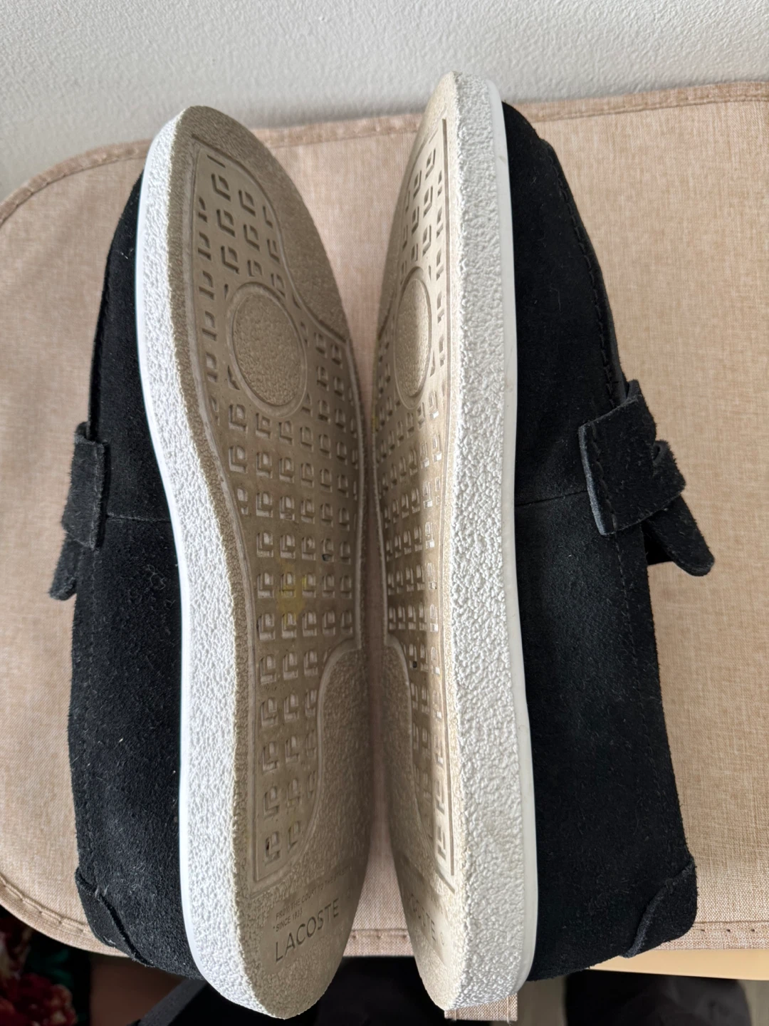 Lacoste Black Suede Loafer Style Shoes - photo 5
