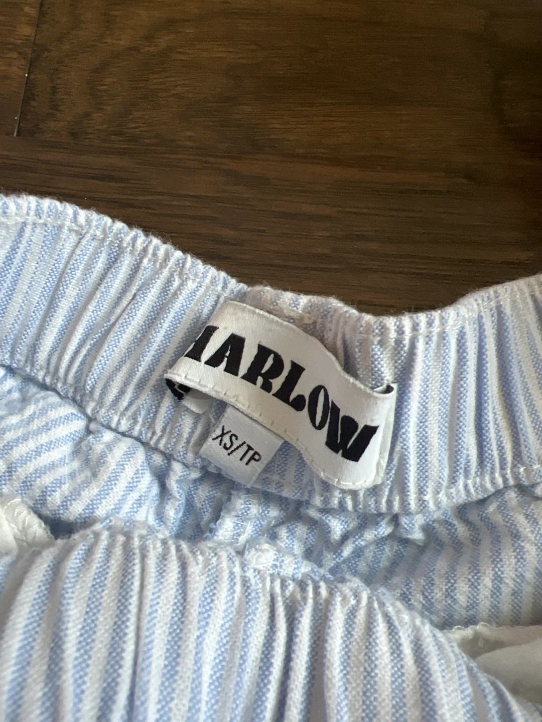 Marlow Striped Cotton Pajama Pants XS/TP - photo 2