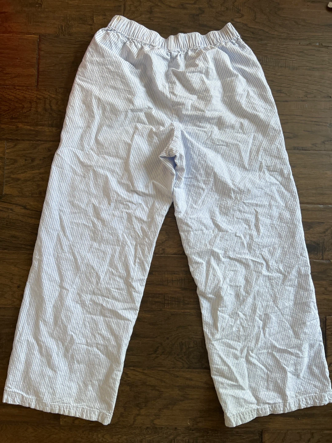 Marlow Striped Cotton Pajama Pants XS/TP - photo 3