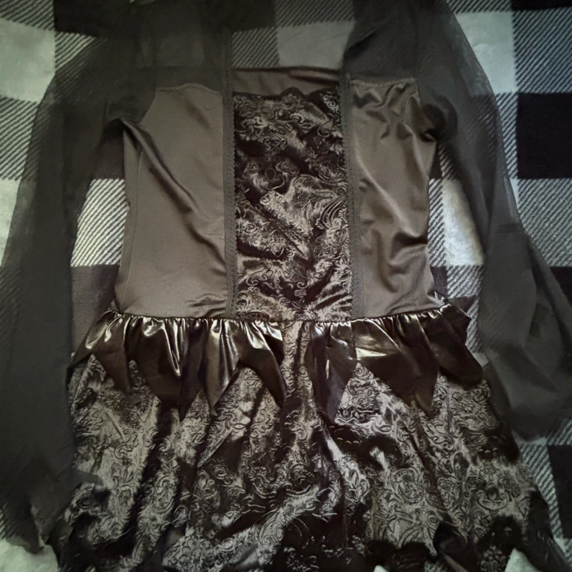 Black Gothic Top - *Size Women XL* - photo 2