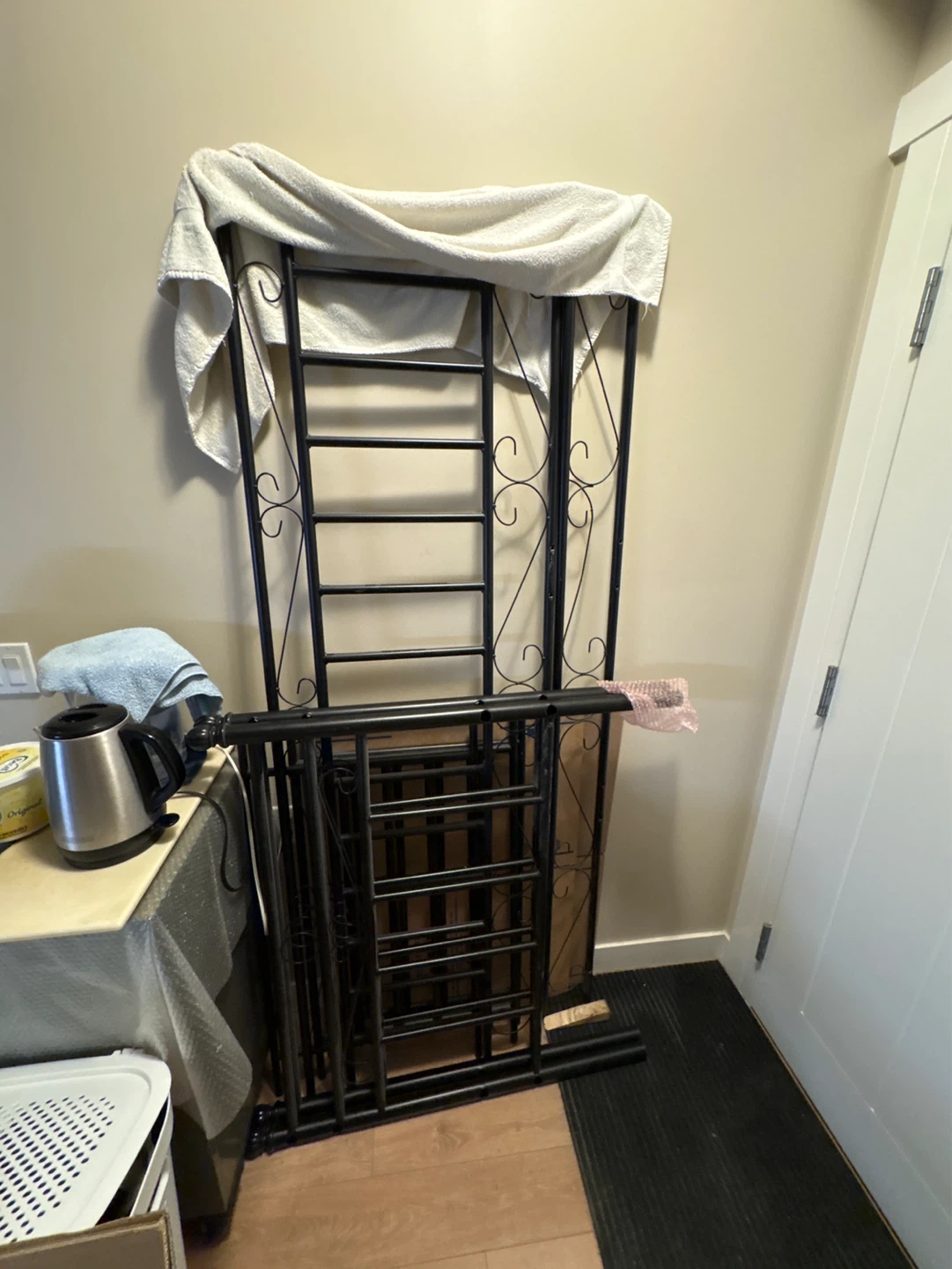 Single Mattress and Metal Bed Frame free