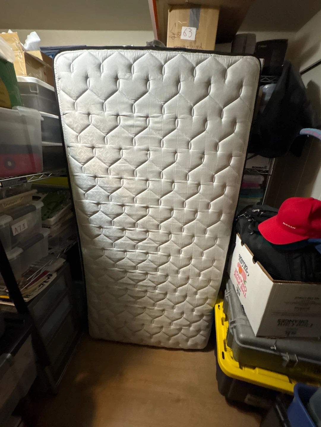 Single Mattress and Metal Bed Frame free - photo 2