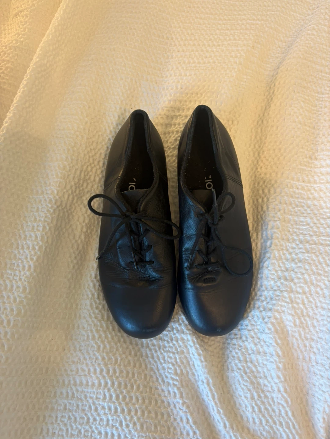 Capezio Black Leather Tap Shoes