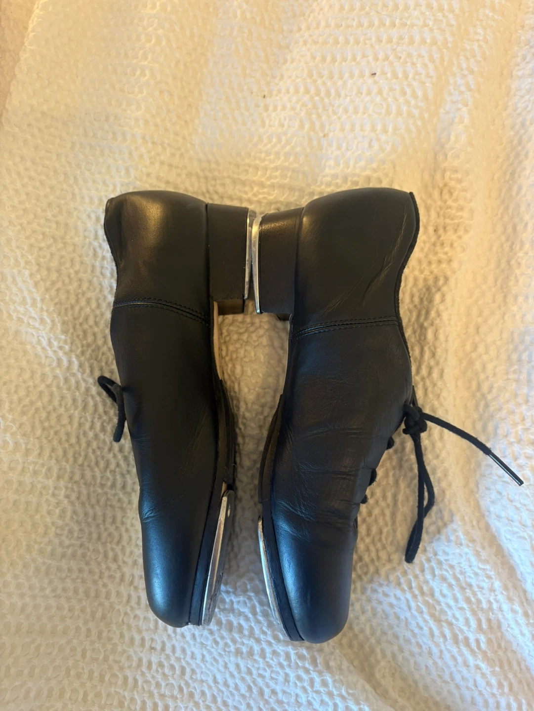 Capezio Black Leather Tap Shoes - photo 3