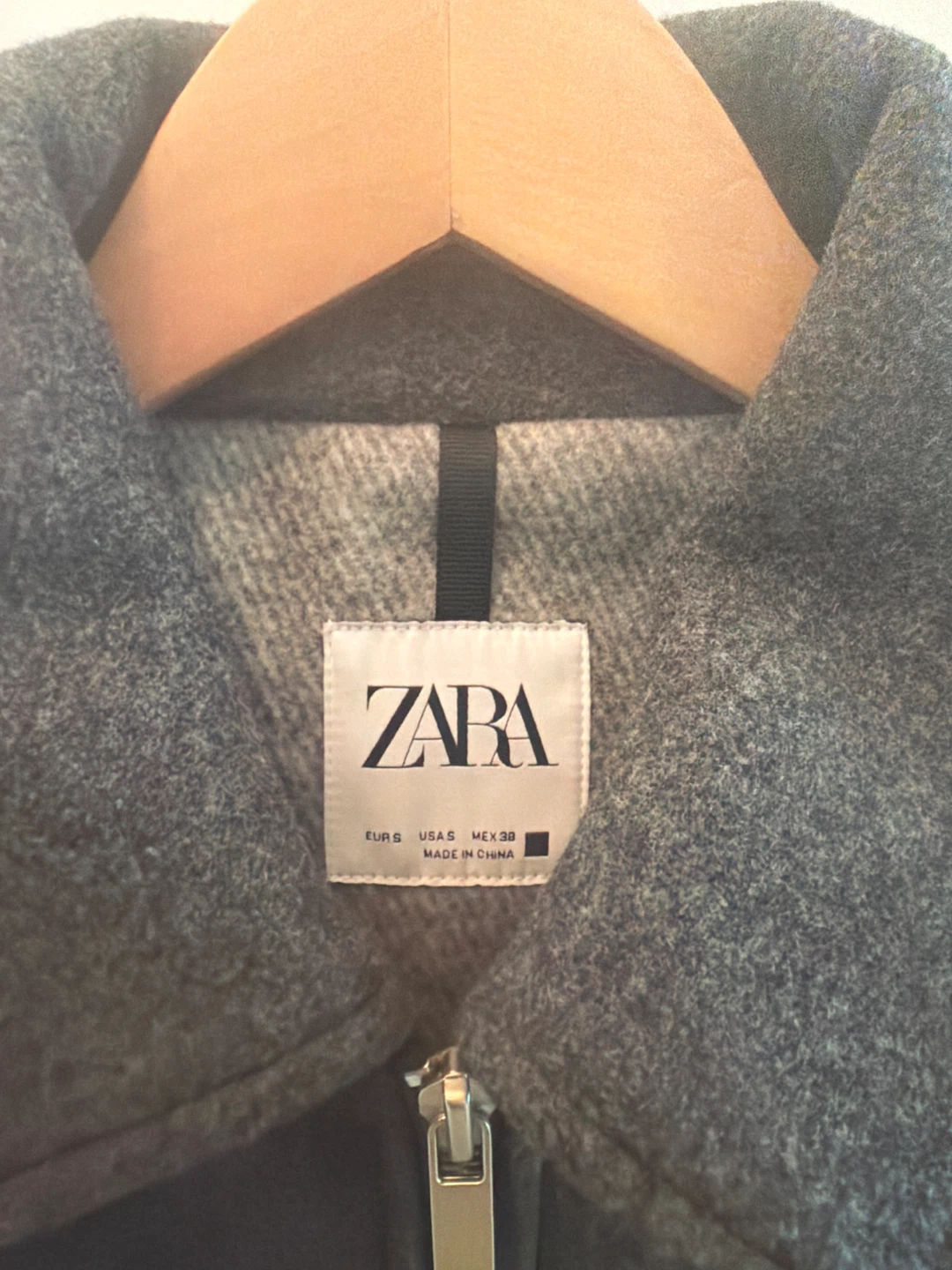Zara Grey Bomber Jacket - photo 2