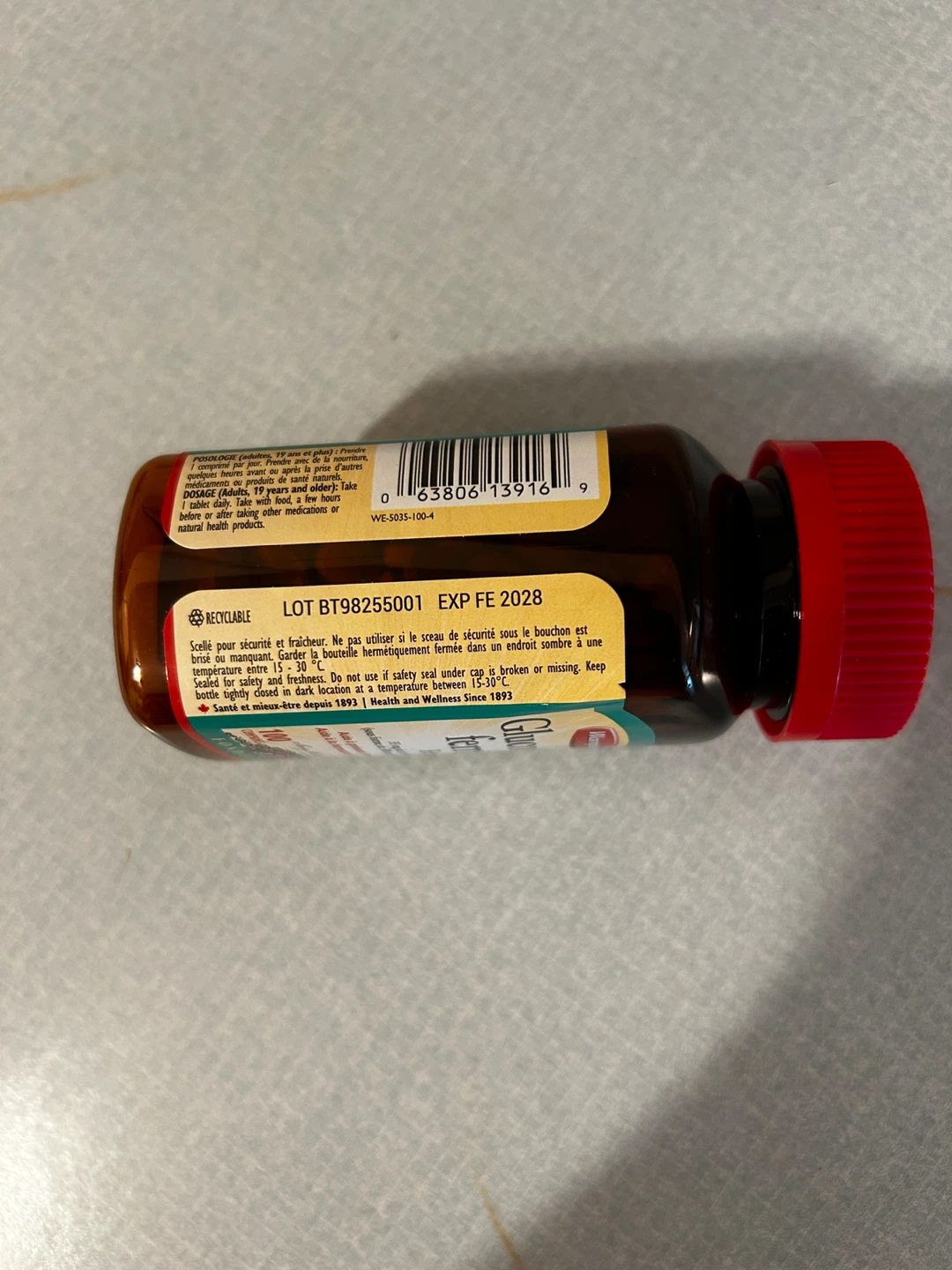 100 NEW Ferrous Gluconate Iron Tablets - photo 2