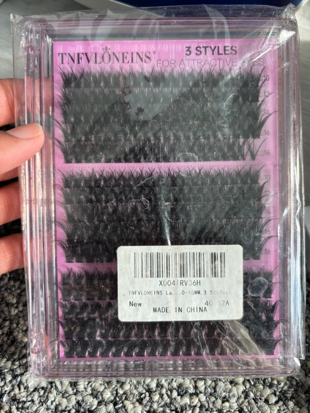 False Eyelashes - 3 Styles