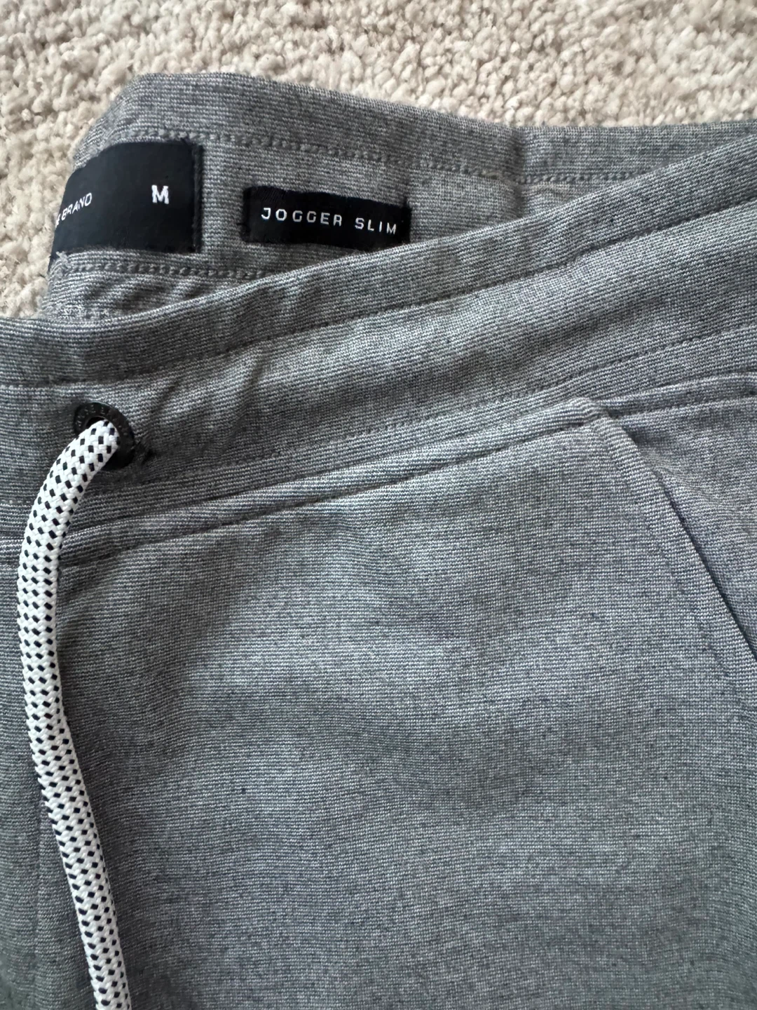 Grey Jogger Slim Pants - Size M - photo 4