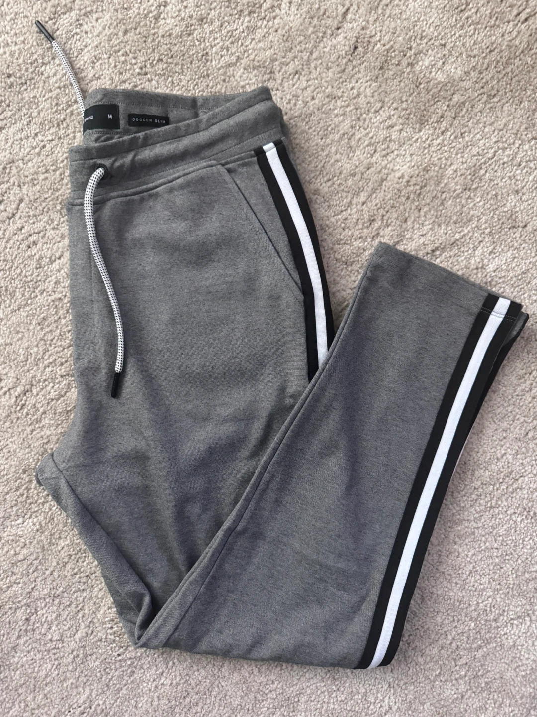 Grey Jogger Slim Pants - Size M - photo 5