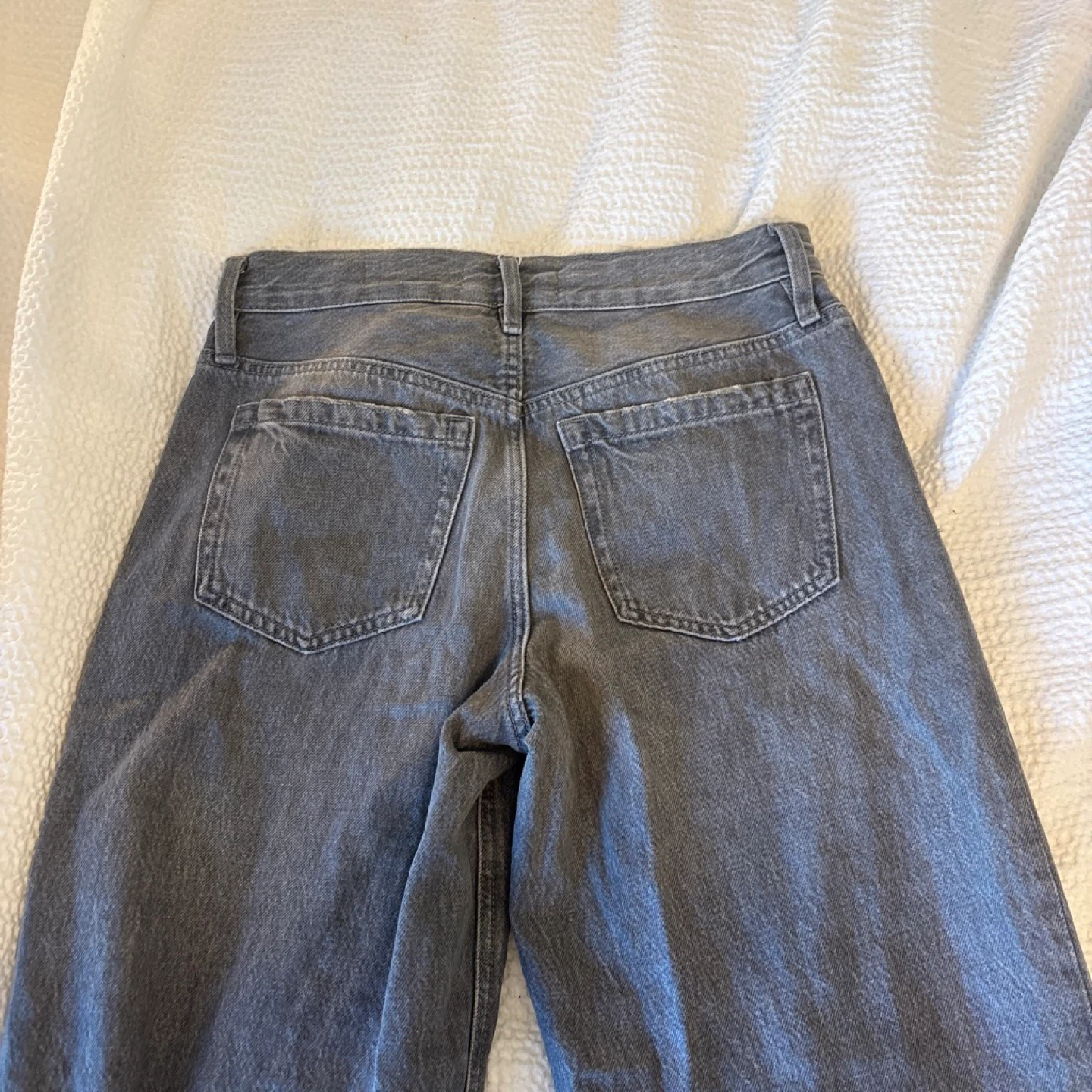 Garage Denim Grey Low Rise Baggy Jeans - photo 3