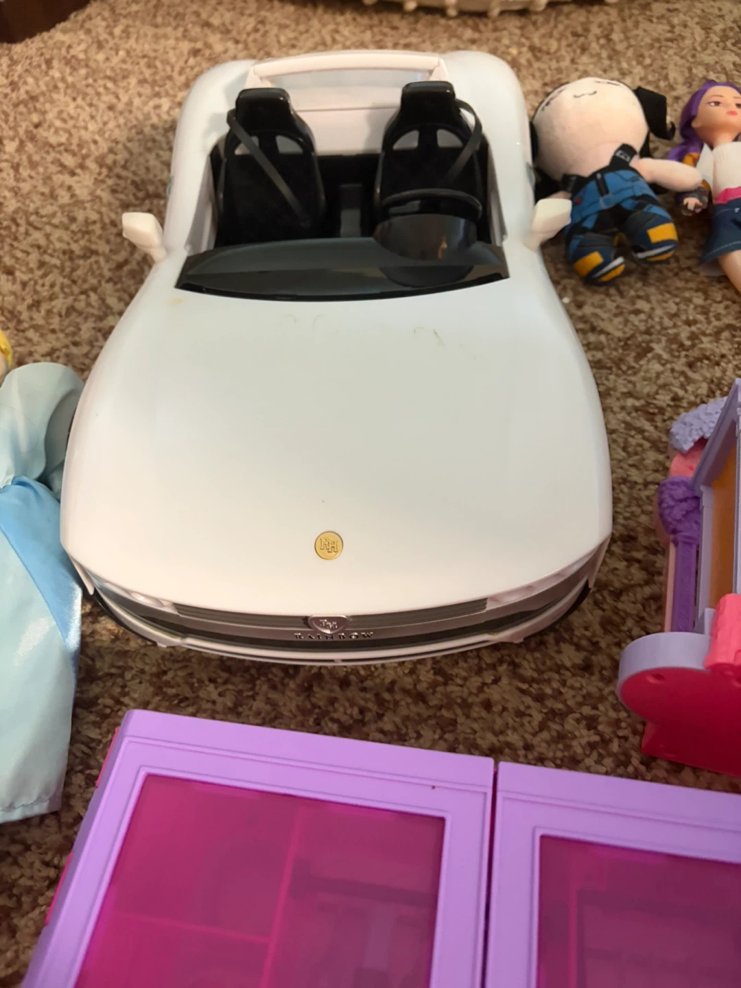 Barbie Dollhouse Furniture, Toy Car, and Dolls Bundle - photo 2