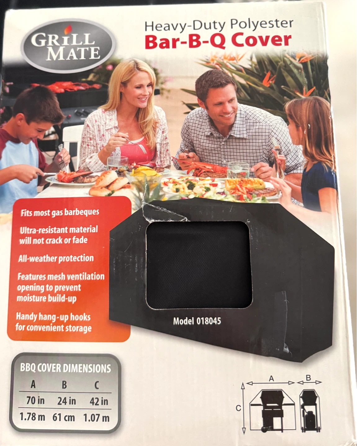 Bar-B-Q Cover Grill Mate Heavy-Duty Polyester