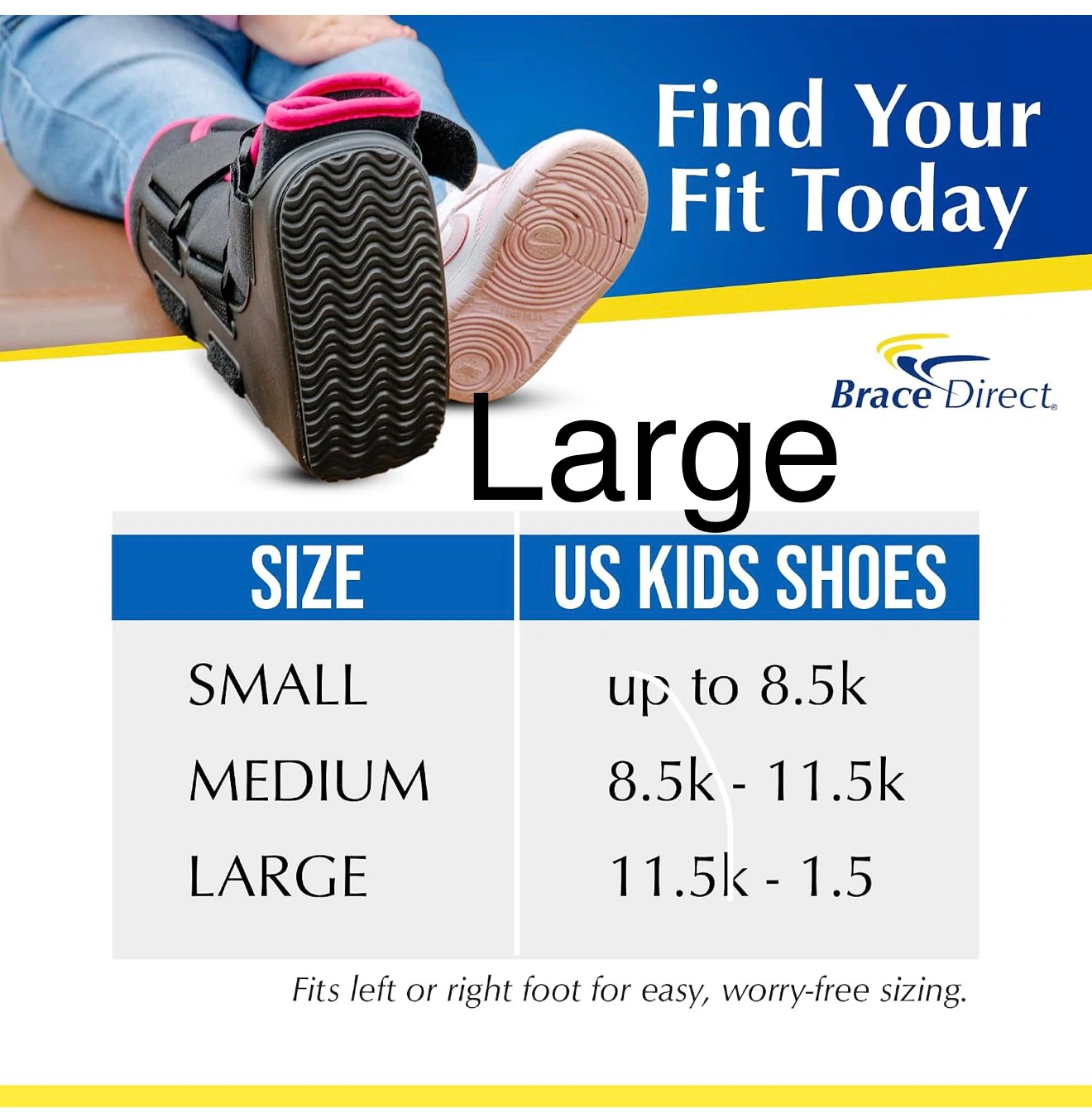 Brace Direct Pediatric Walker Boot - Large - photo 2