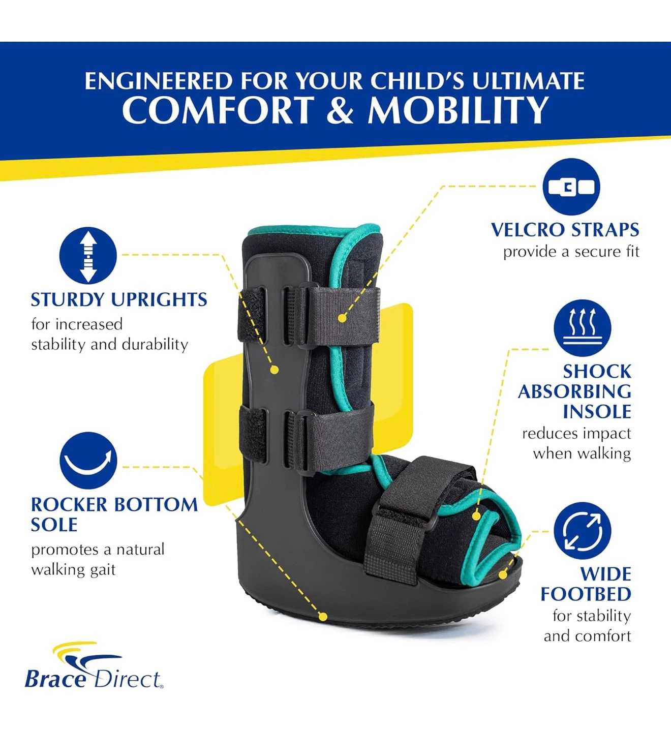 Brace Direct Pediatric Walker Boot - Large - photo 3