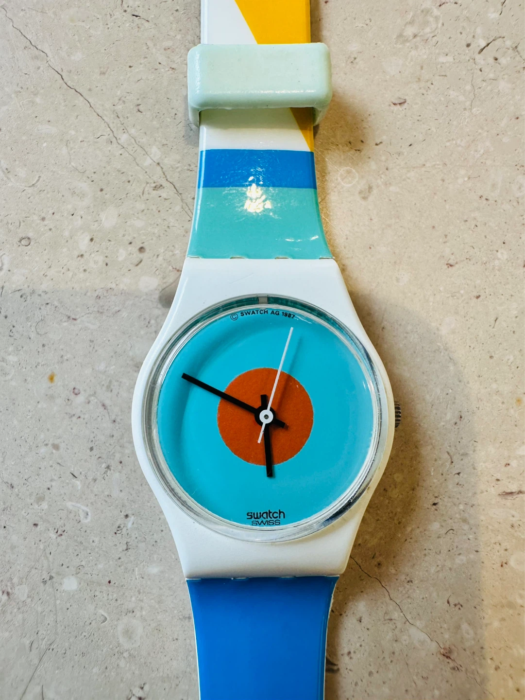 Swatch Watch 1987 - Colourful Design
