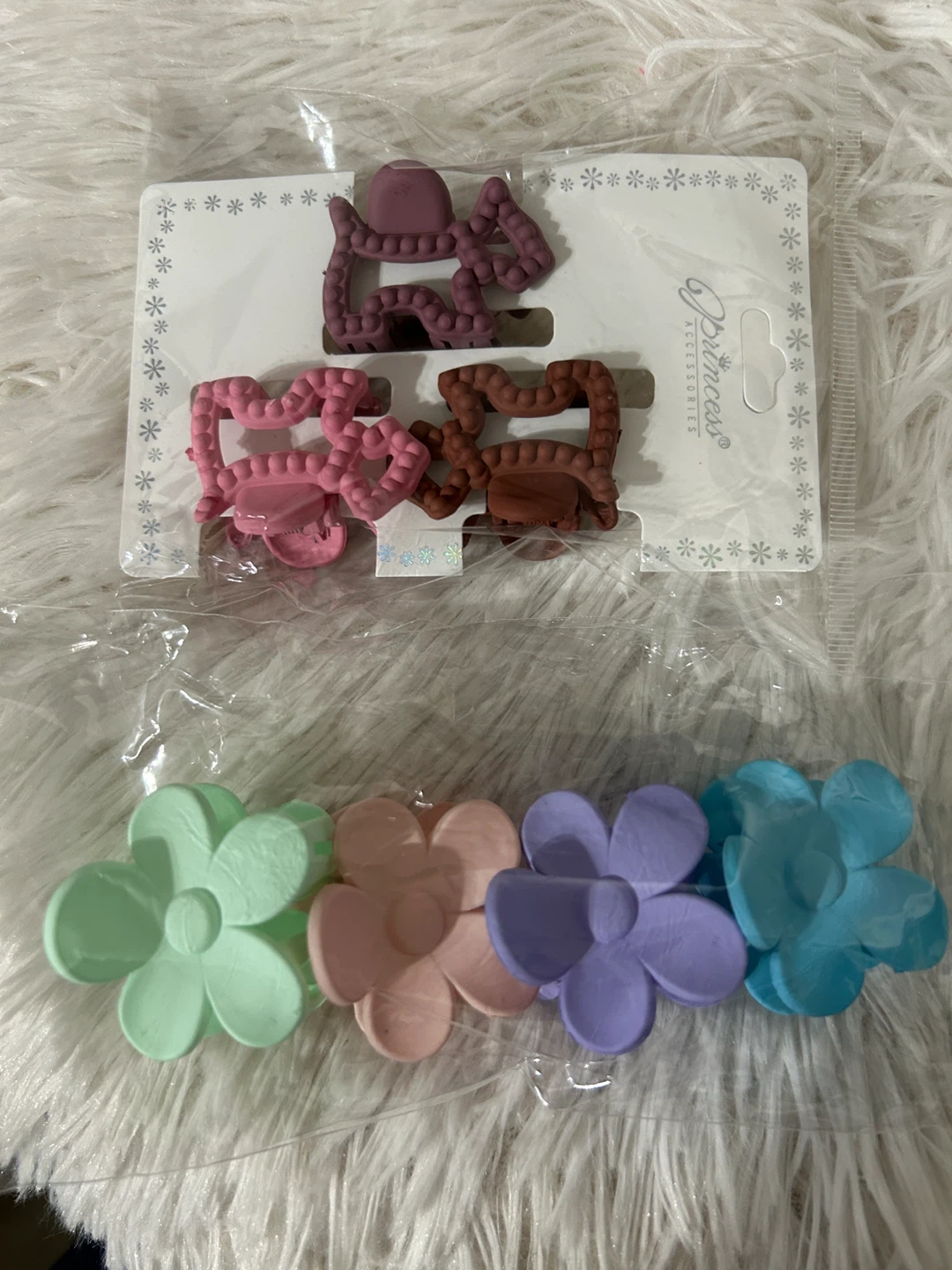 Princess Accessories Hair Claw Clips Set