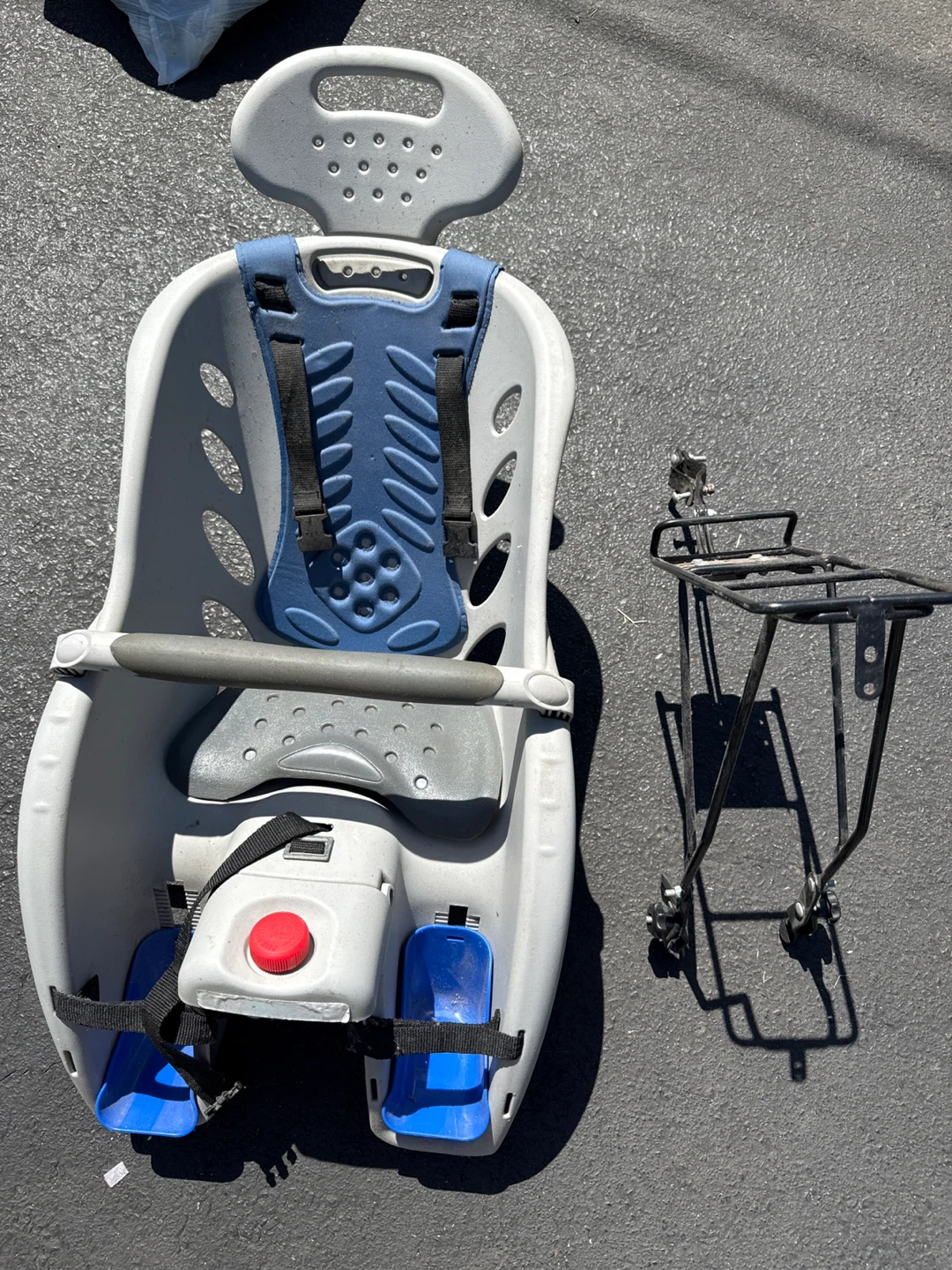 Child Bike Seat with Rack