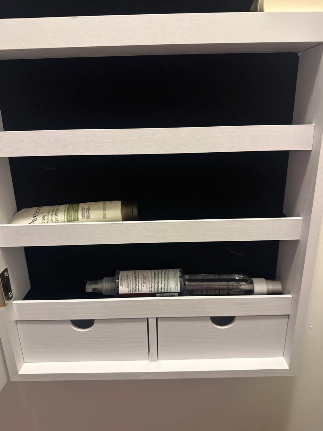 White Mirrored Jewelry Armoire with Storage - photo 5
