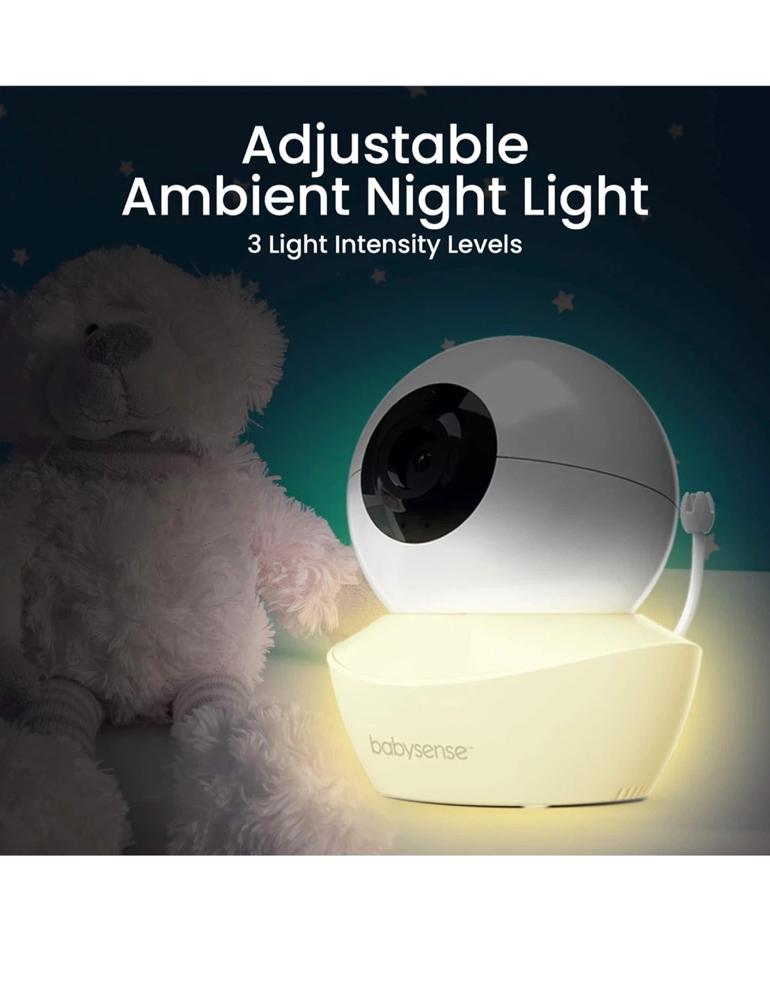 Babysense 5" HD Split-Screen Baby Monitor - photo 3
