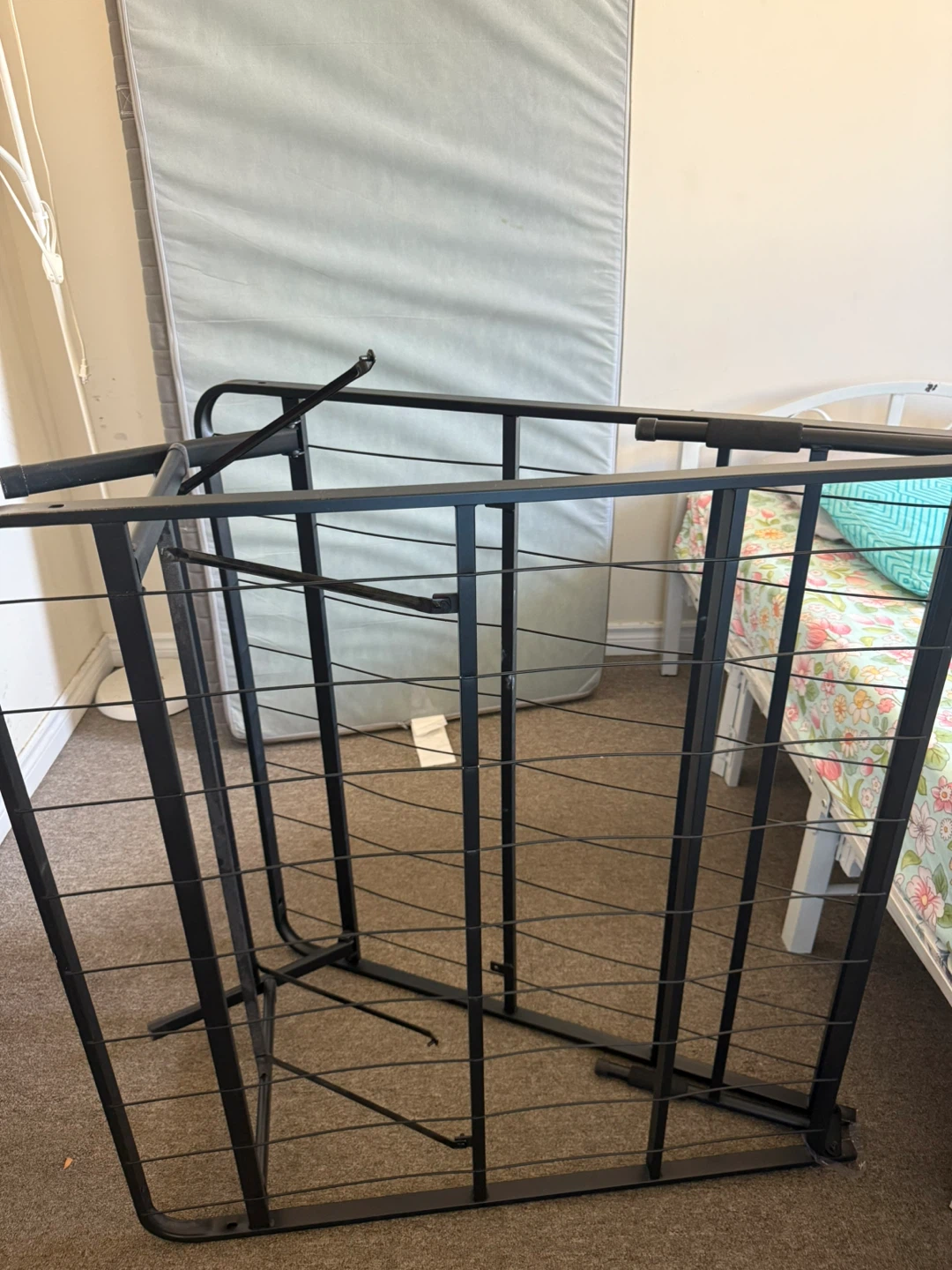 Move-Out Sale – Folding Metal Bed Frame Platform - photo 2