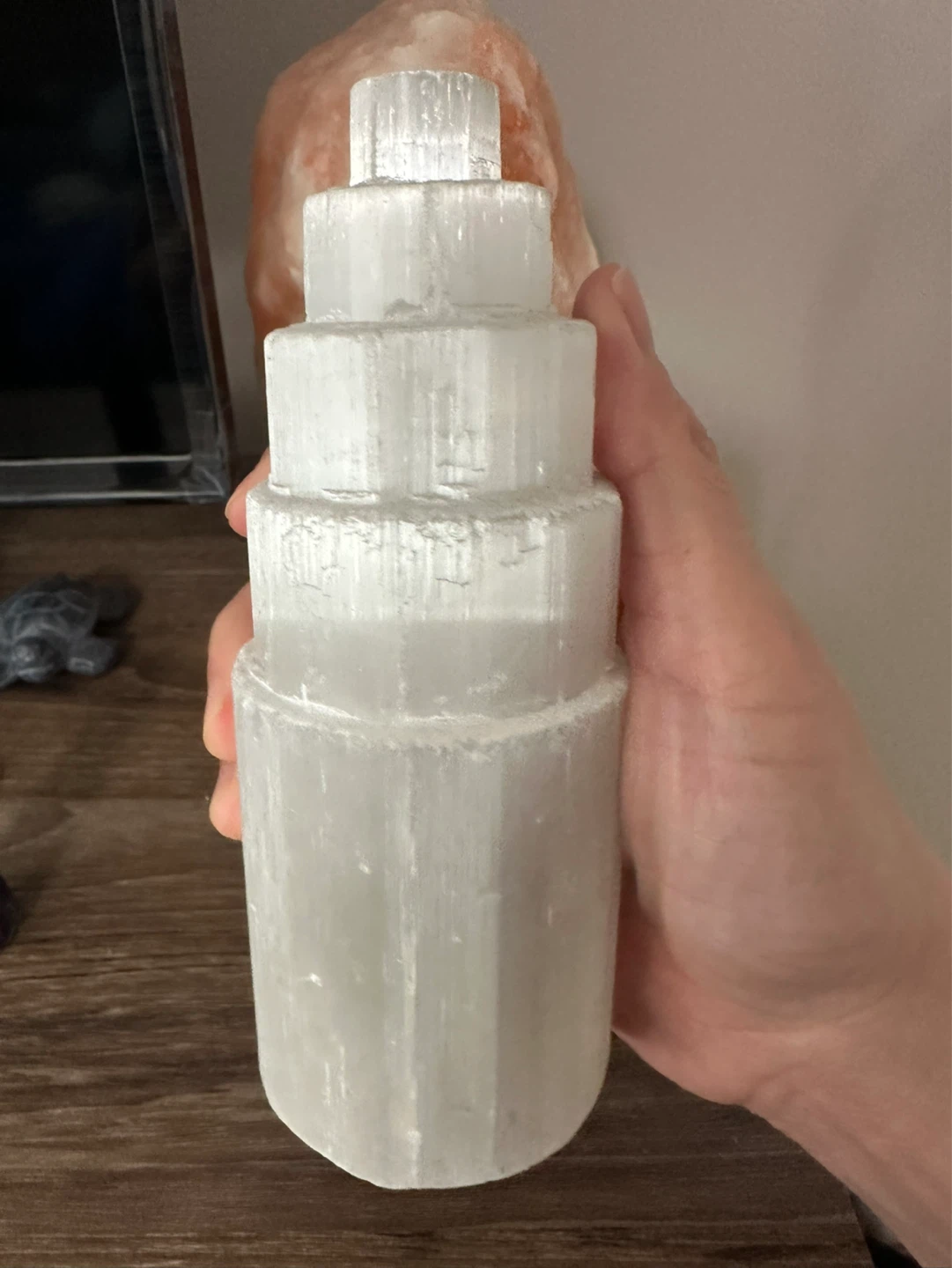 Selenite Crystal Tower Lamp - photo 4